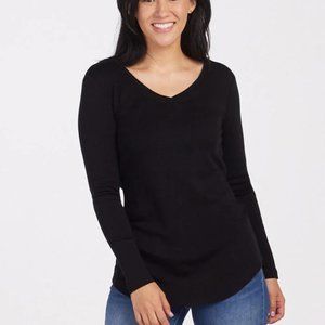 Merino Woolx Eva tunic top v-neck M